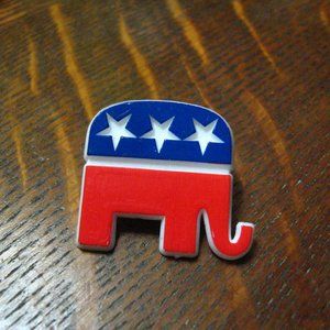 🇺🇲 Republican Party Elephant Lapel Pin